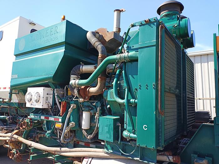 Used 2009 Cement Double Pump Trailer, Enerflow