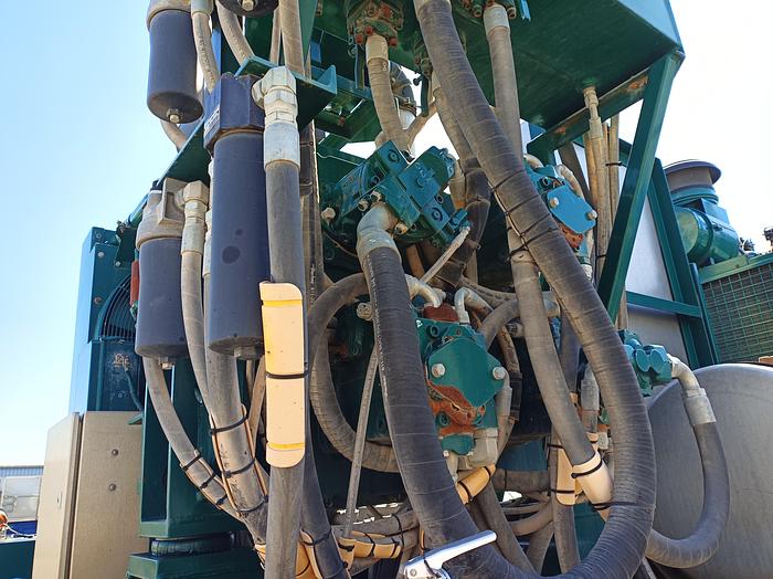 Used 2009 Cement Double Pump Trailer, Enerflow