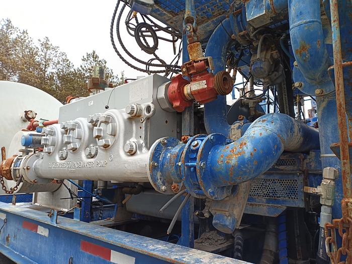 Used 2012 Cement Double Pump Trailer, FALCON