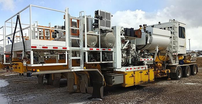 Used 2017 Quintuplex Double Pump Trailer, SERVA