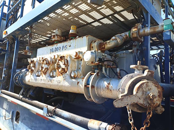 Used 2008 Cement Double Pump Trailer, FALCON