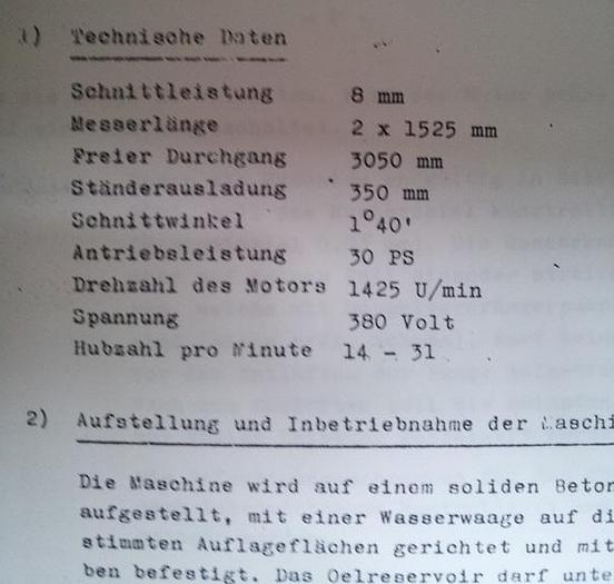 Gebraucht Hydraulische Tafelschere Haemmerle AS 3050 x 8
