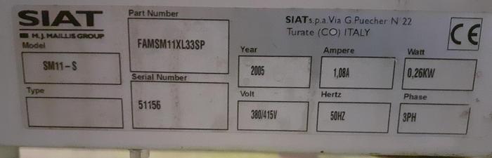 Usado Máquina de embalar SIAT SM11-S