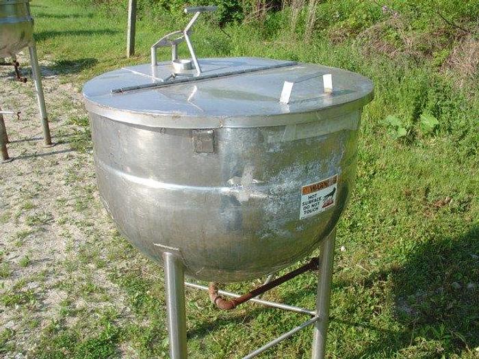 Used Stainless Steel Steam Jacketed kettle