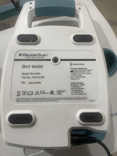 Used Verathon BladderScan BVI 9400