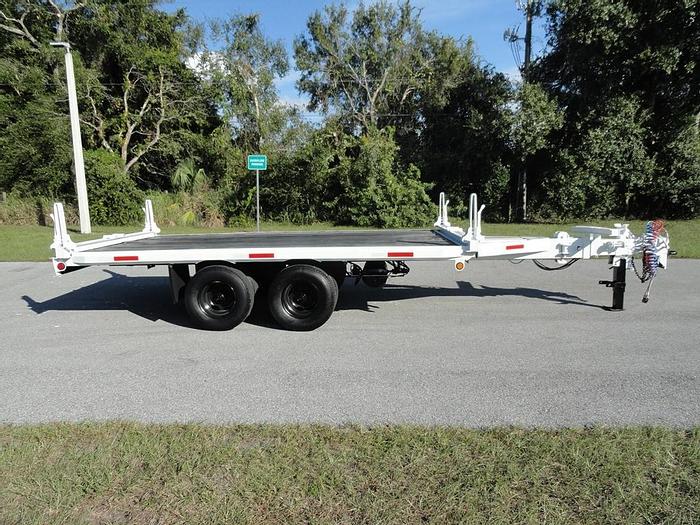 Used Allegheny Flatbed T/A AB Extendable Pole Trailer - 69389
