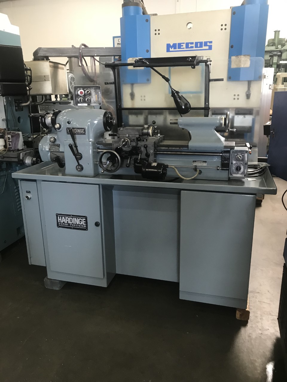 Used Hardinge HLV-H High Precision Toolroom Lathe 11" x 18" #6216
