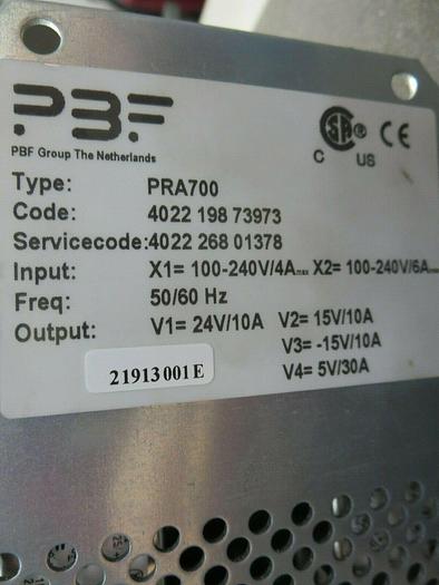 Used PBF-SFC Energy Group PRA700