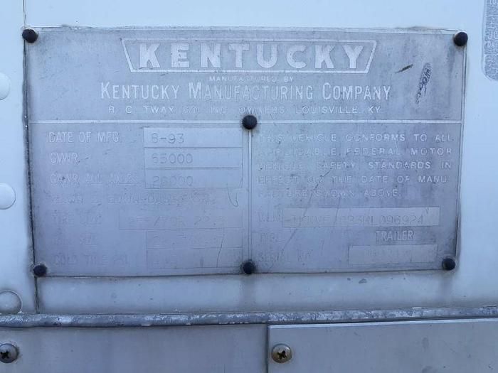 Used 1994 KENTUCKY MOVER BOX