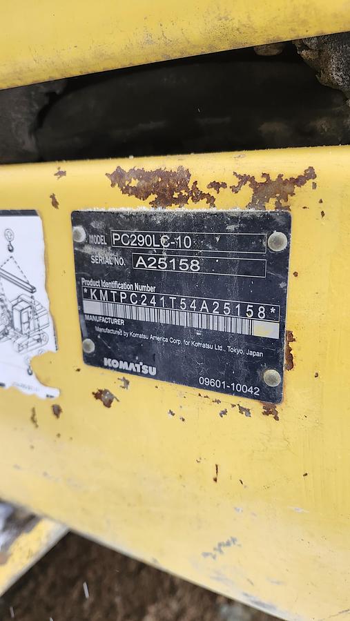 Used 2012 Komatsu PC290LC10