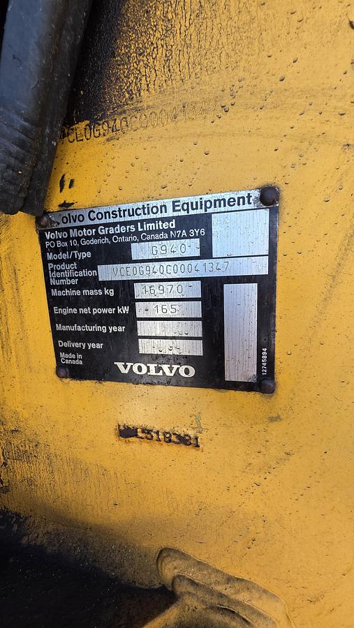 Used 2009 Volvo G940