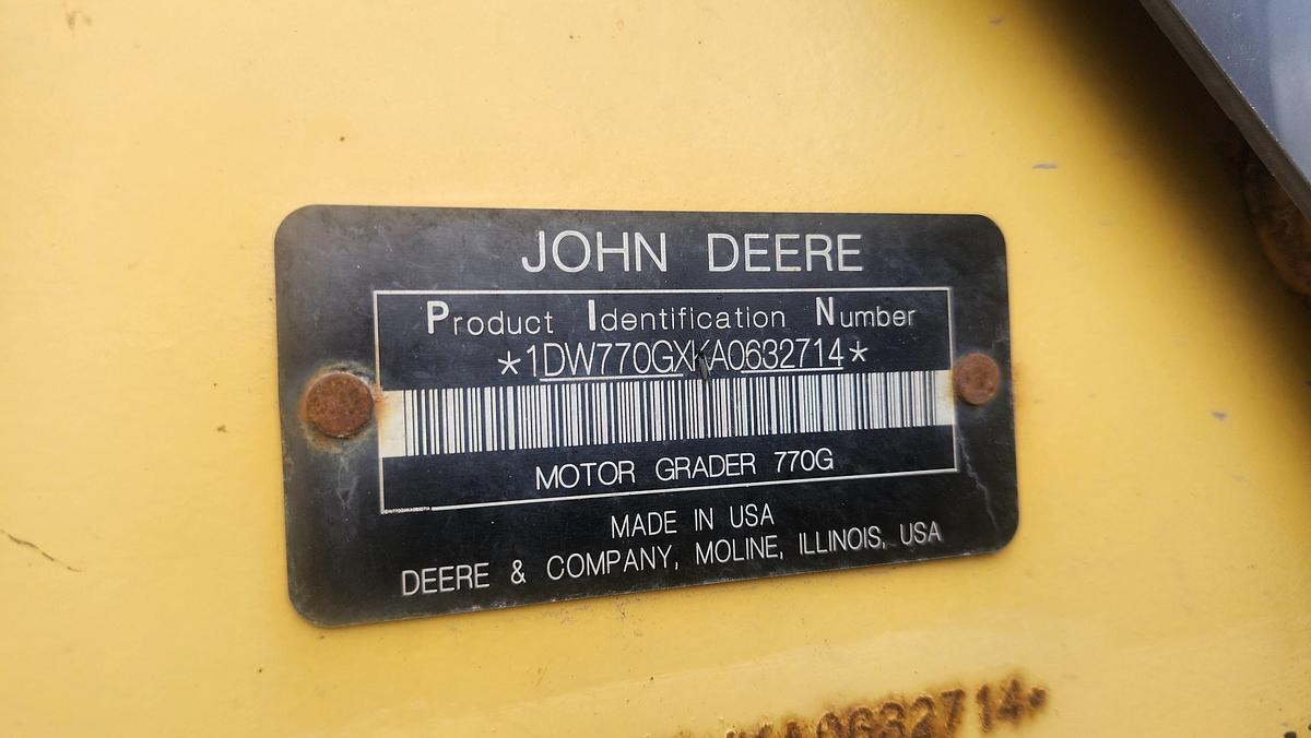 Used 2011 John Deere 770G