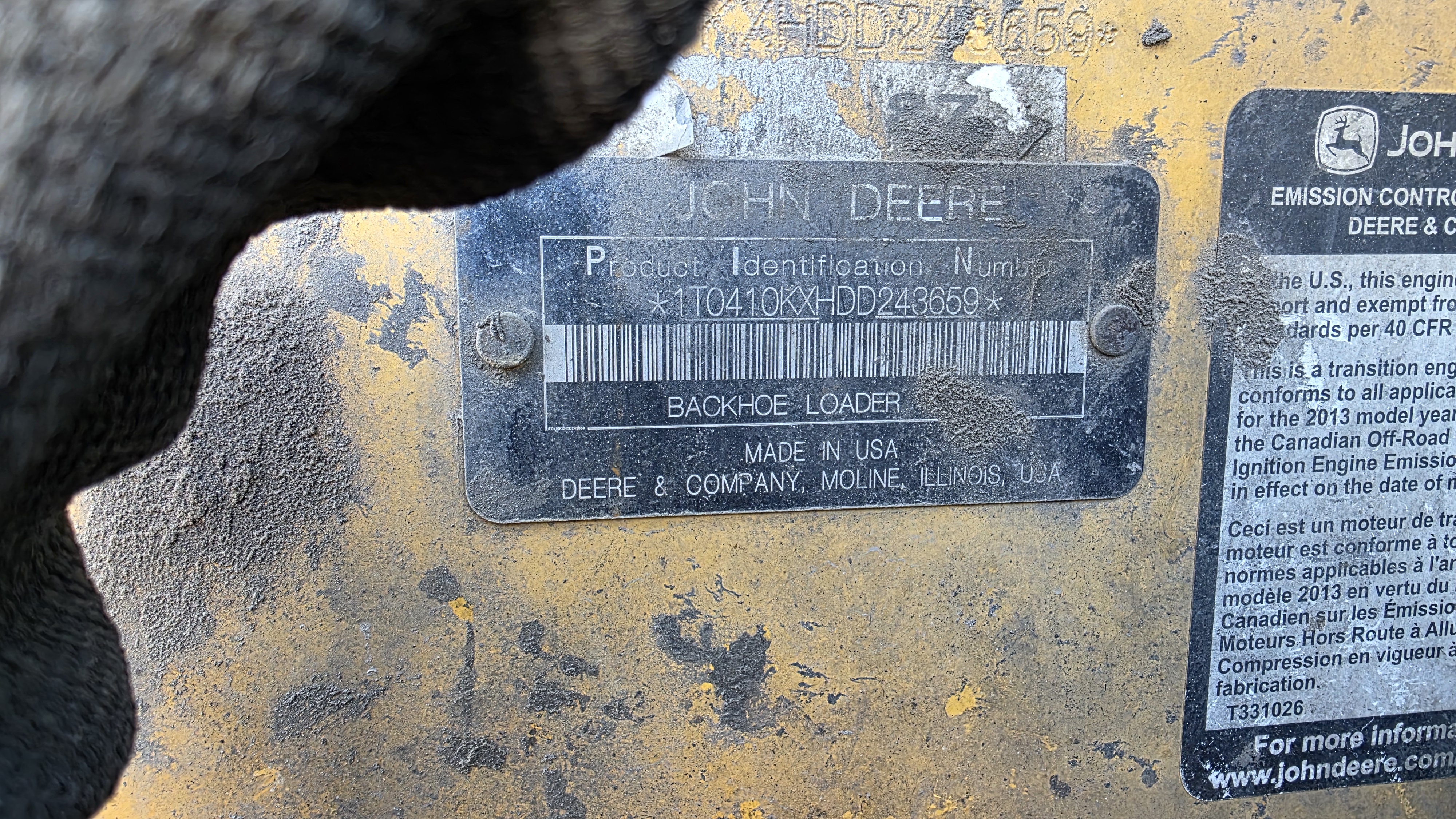 Used 2014 John Deere 410K