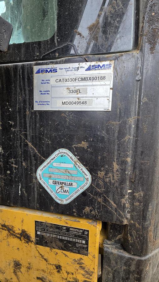 Used 2016 Caterpillar 330F