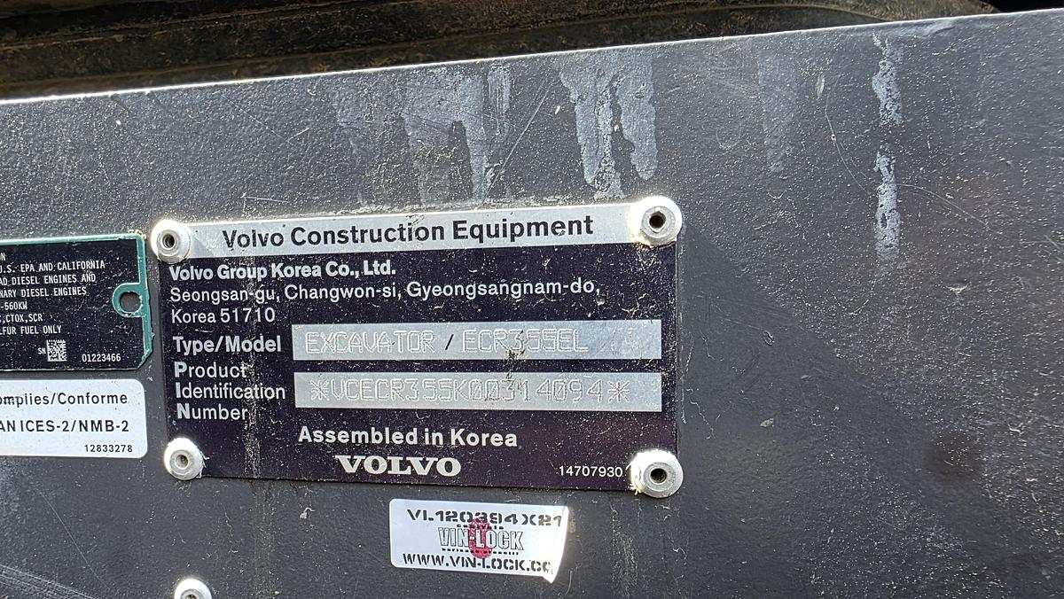 Used 2019 Volvo ECR355EL