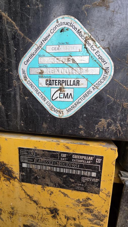 Used 2016 Caterpillar 330F
