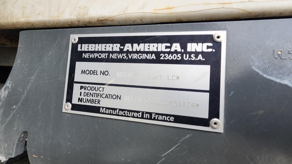 Used 2020 Liebherr R936 Compact LC