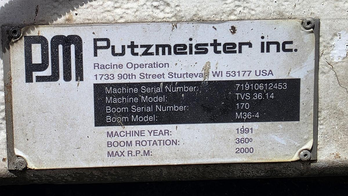 Used 1991 Putzmeister M36
