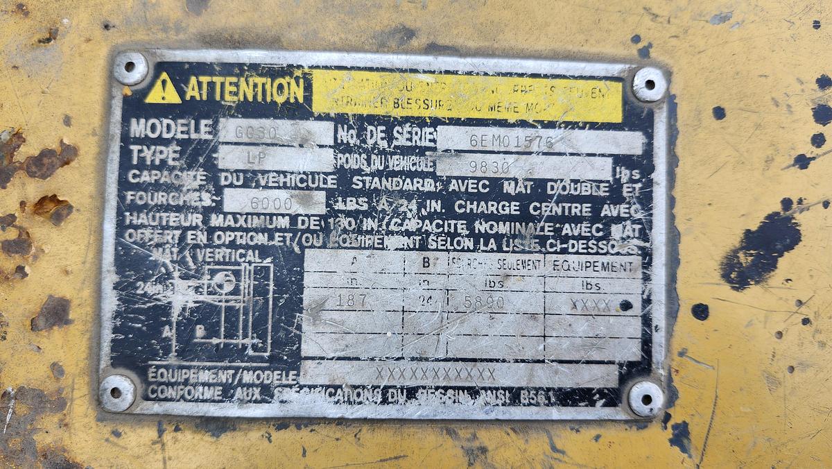 Used 1997 Caterpillar GC30 LP