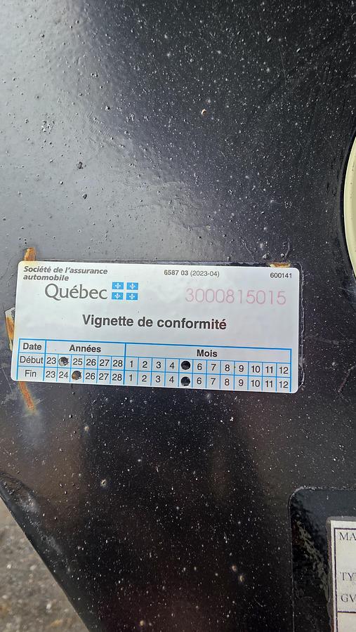 Used 2015 ACNS 2 axles Dump trailer