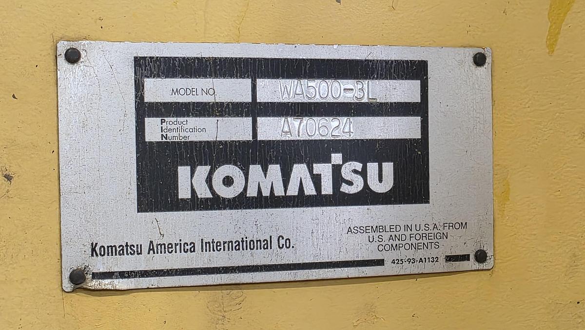 Used 2000 Komatsu WA500