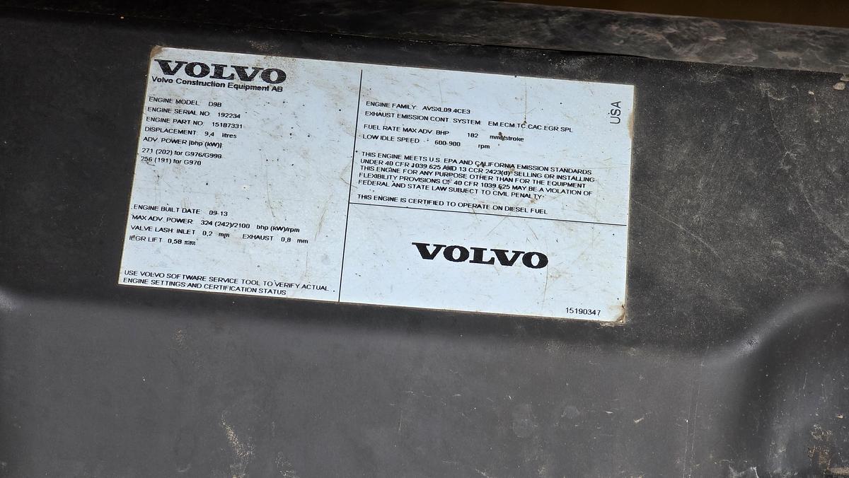 Used 2014 Volvo G970