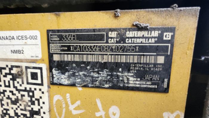 Used 2017 Caterpillar 336EL