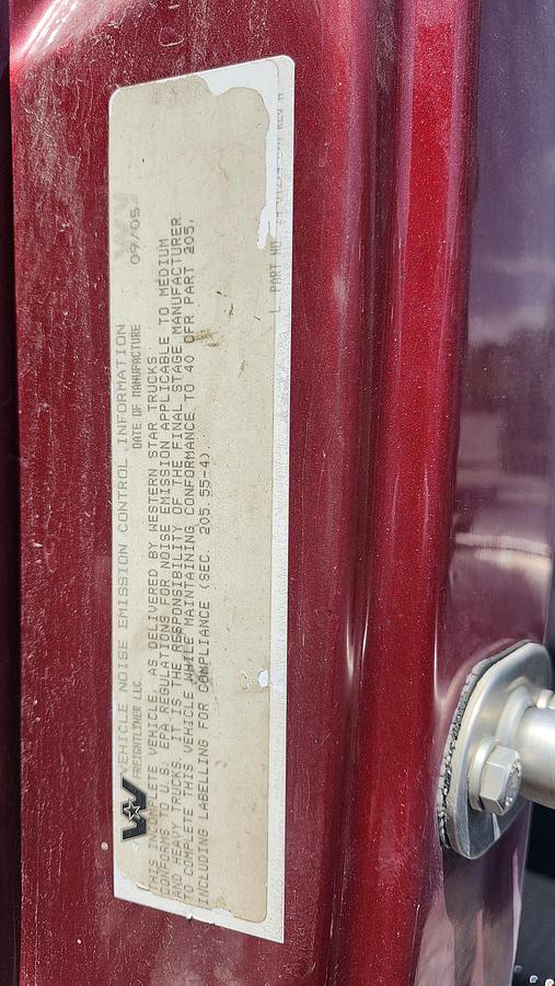 Used 2006 Western Star tandem axle