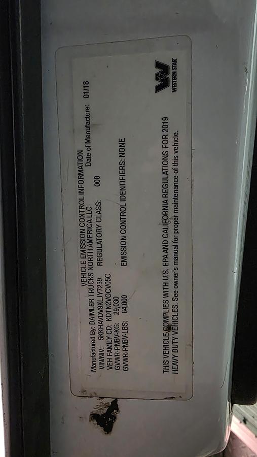 Used 2019 Western Star 4700SF