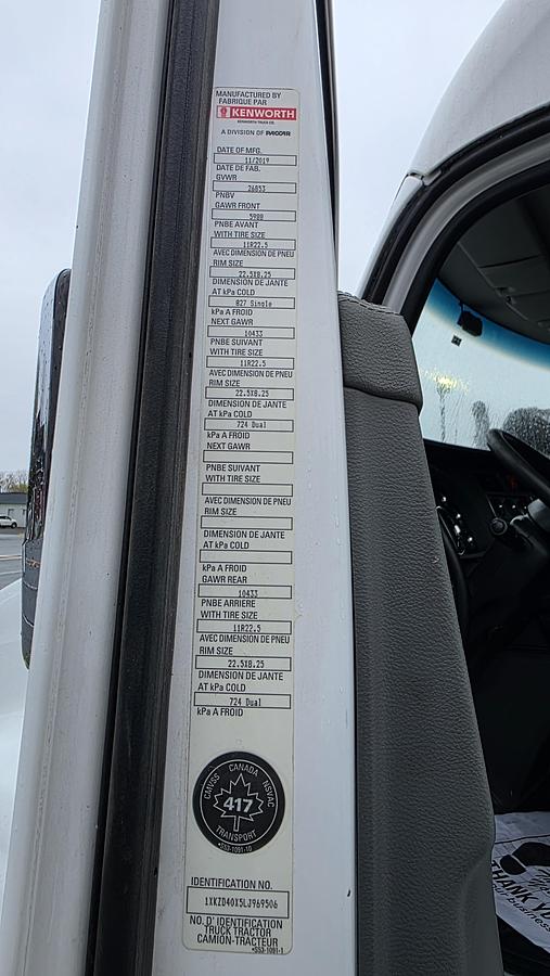 Used 2020 Kenworth T880