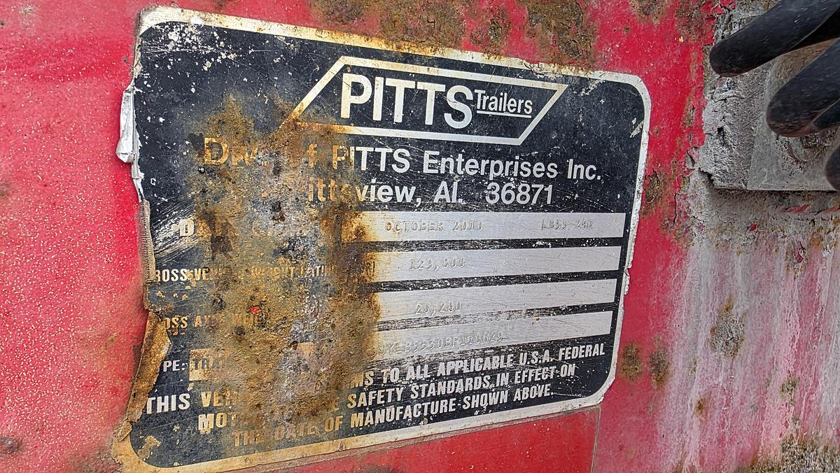 Used 2011 Pitts 24 Feet / 3 axles Lowboy