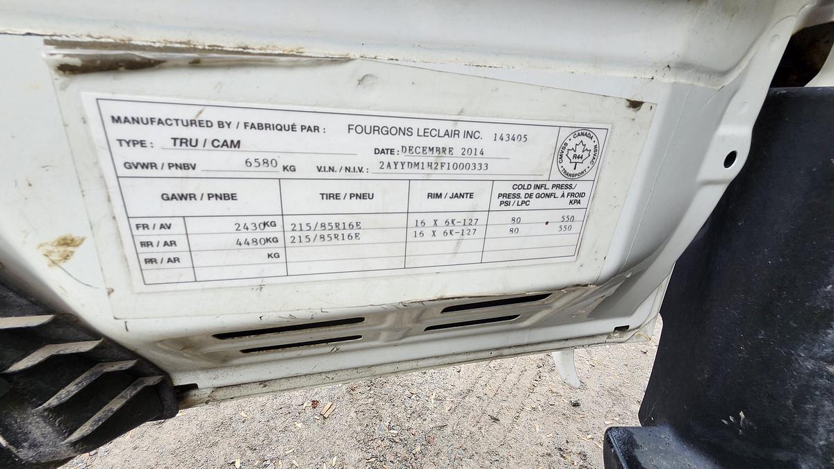 Used 2015 Hino 155 / 16 Feet Box