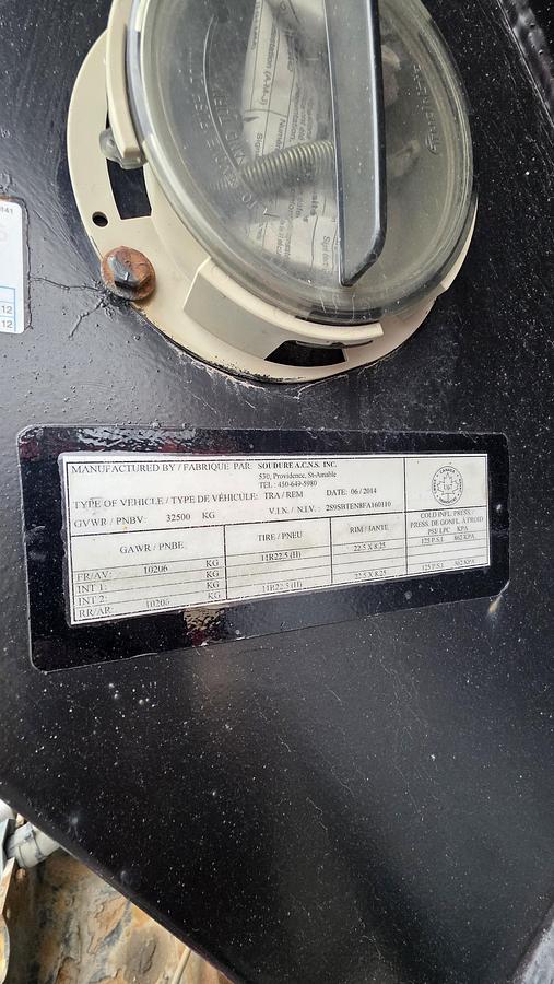 Used 2015 ACNS 2 axles Dump trailer