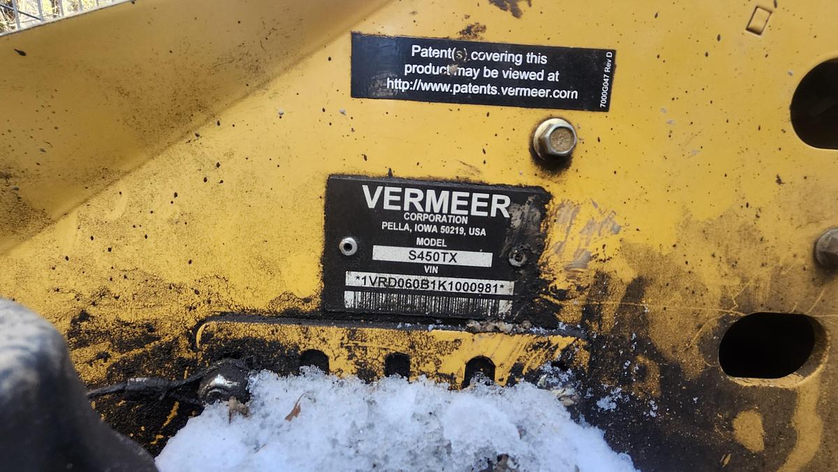 Used 2019 Vermeer S450TX