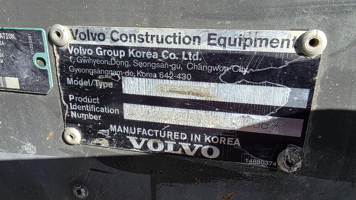 Used 2012 Volvo ECR235DL