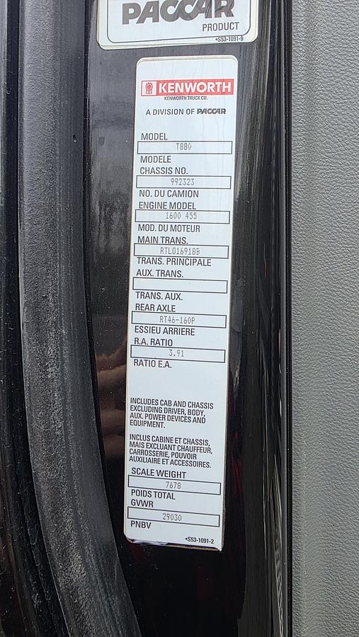 Used 2018 Kenworth T880