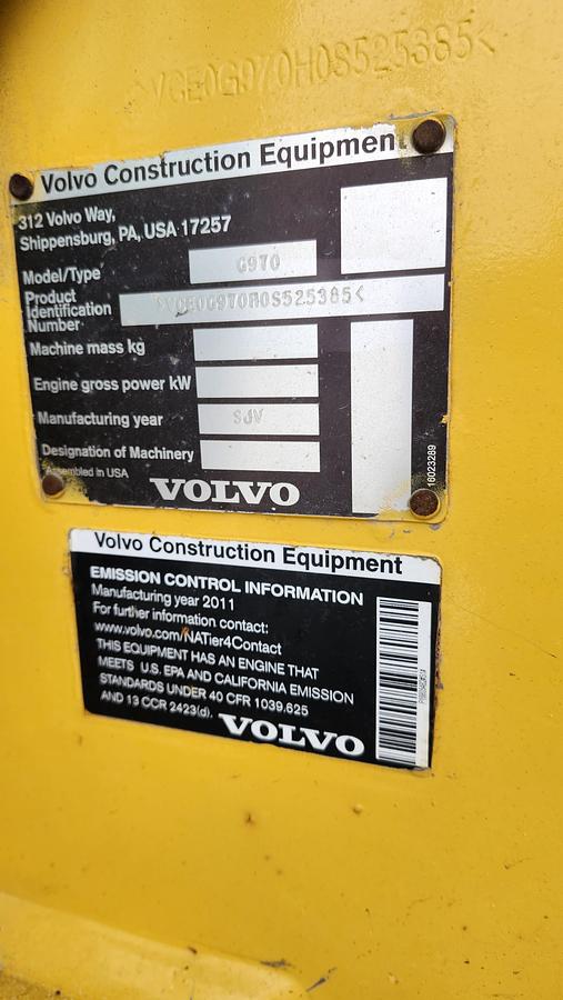 Used 2012 Volvo G970