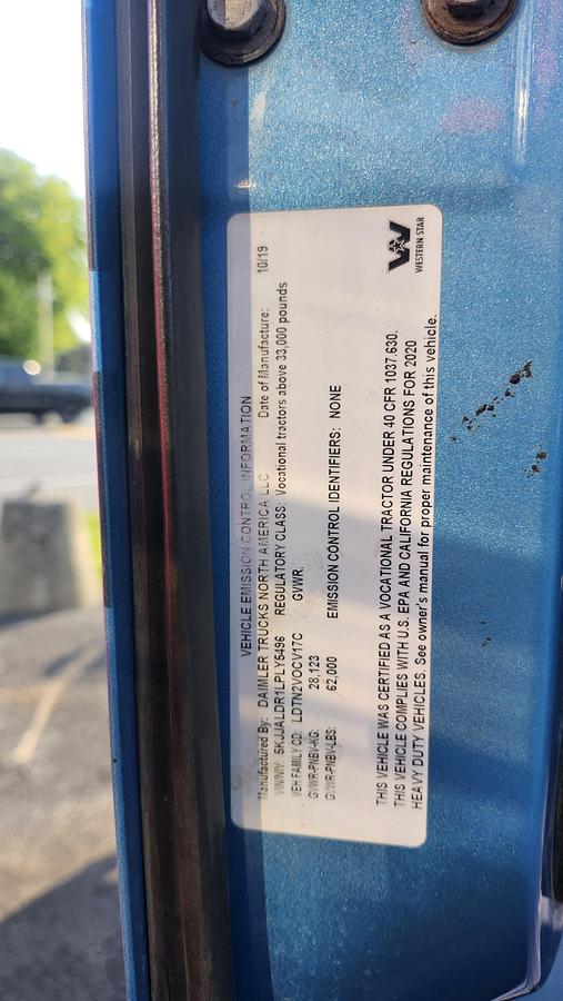 Used 2020 Western Star W4900 SB