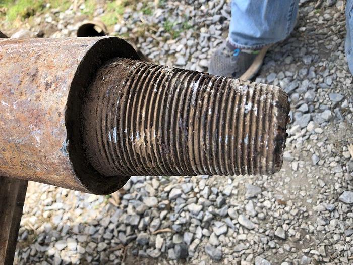 Used Cable Tool Well Drilling 5" 6" Trident Supreme 2” x 3” threads