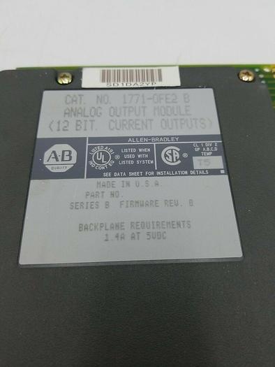 Used Allen Bradley 1771-OFE2/B PLC-5 Analog Output Module