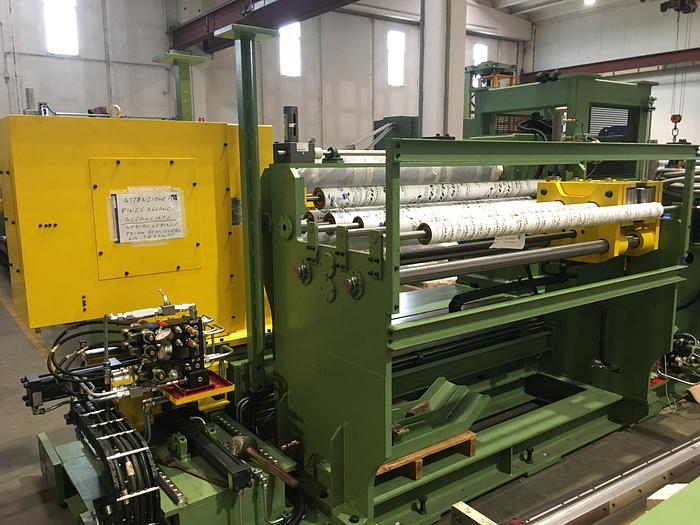 Used F&P 1500x4mm S.S. Slitting Line FOR SALE #4356