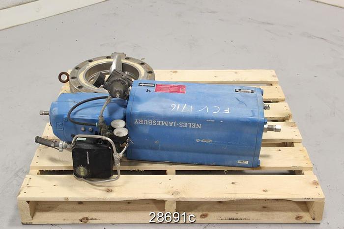 Used Neles Jamesbury L25CMP10AACA 10" Butterfly Control Valve #28691