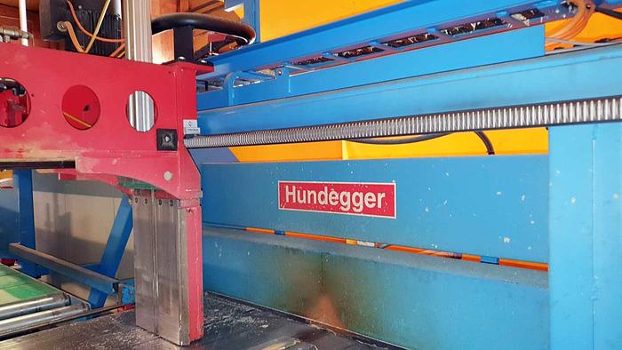 Used Hundegger K2-4 BHF joinery line  for log house production