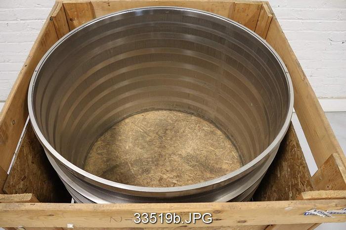 Unused Bird 40B Outer Pressure Screen Basket, 0.012" Slots #33519