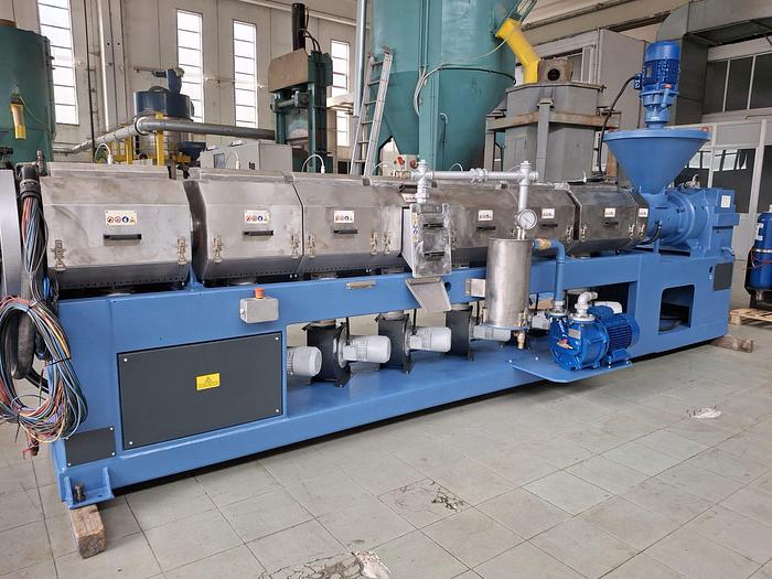 Refurbished CDM PREALPINA 500-600 kg/h PE PP PC PS ABS REGRANULATING LINE FULLY RECONDITIONED