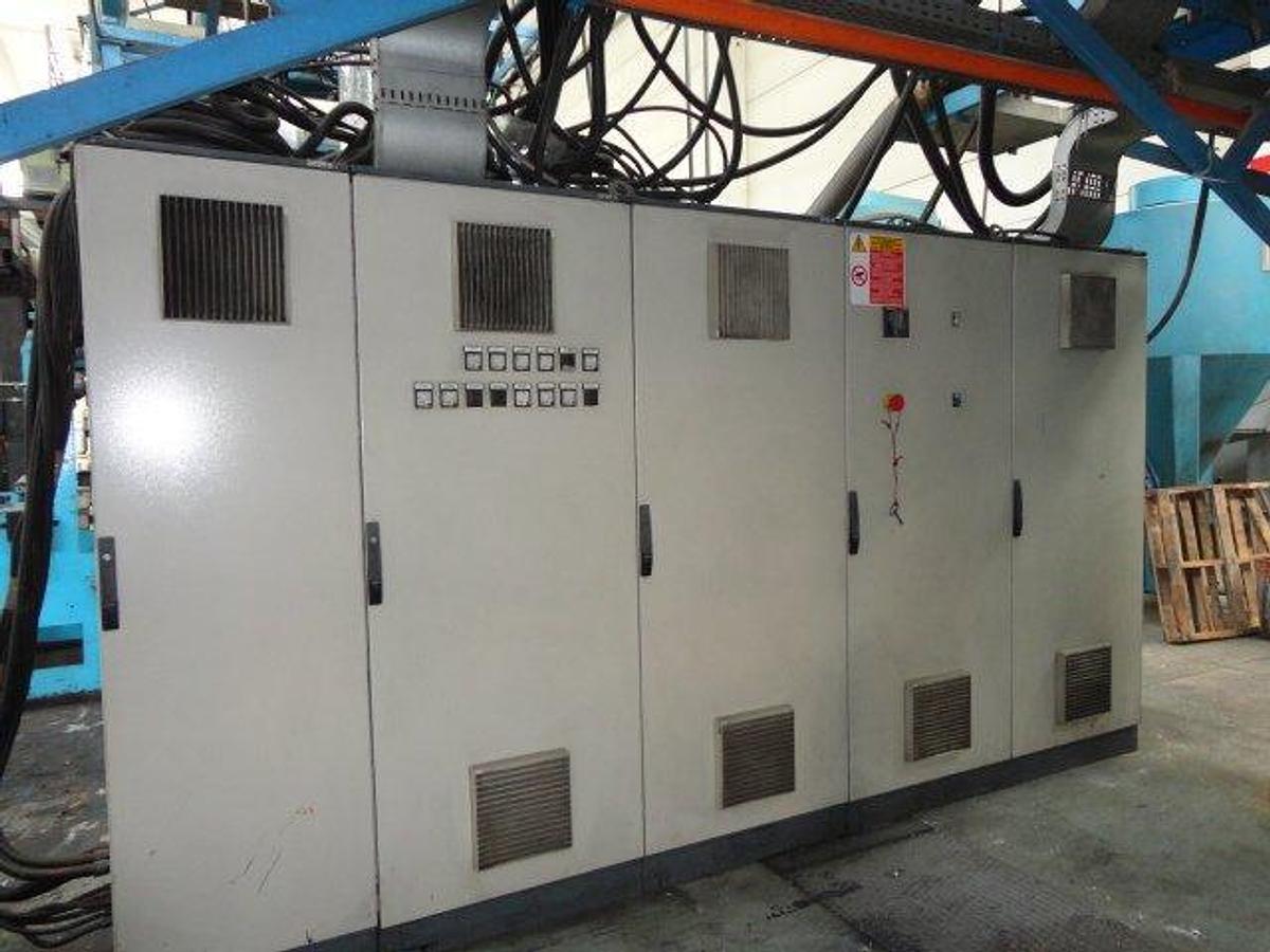 Used EXTRUDER GHIOLDI s.55-75-55, d.300, w.1700 mm.