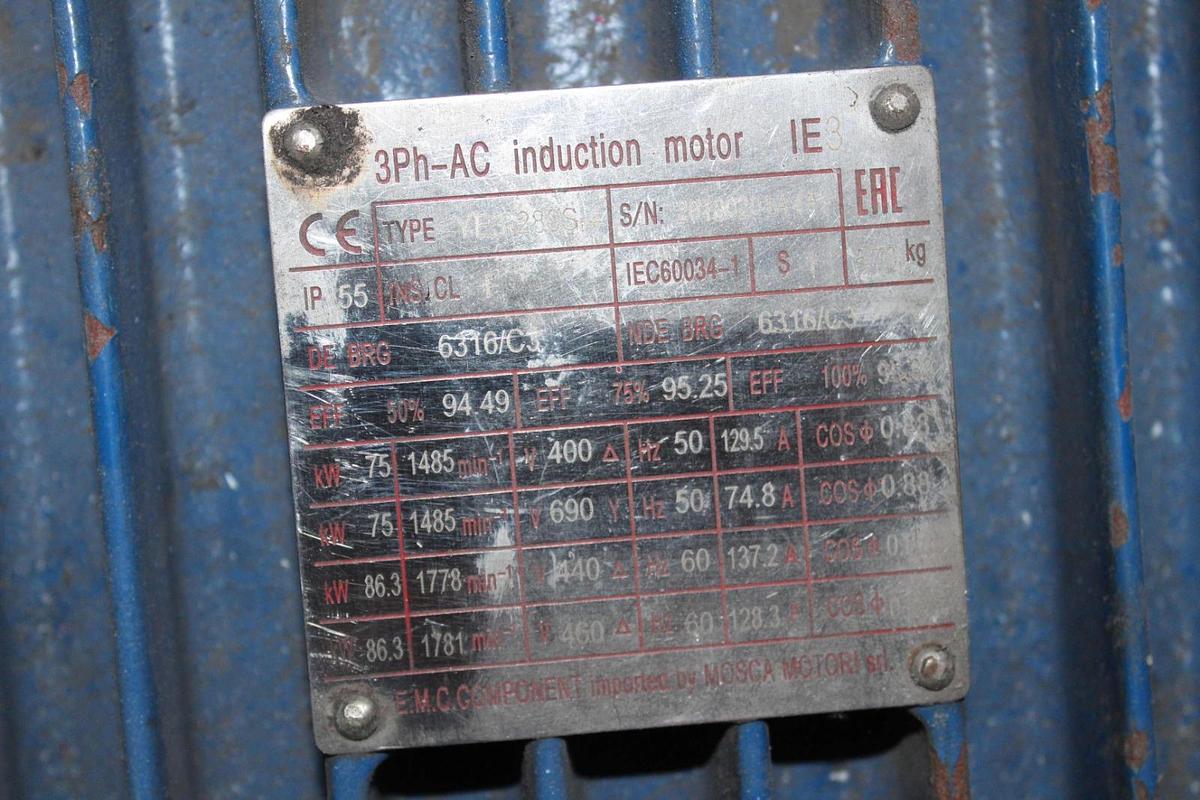 Refurbished MECCANOPLASTICA 1000 mm 75 kw,