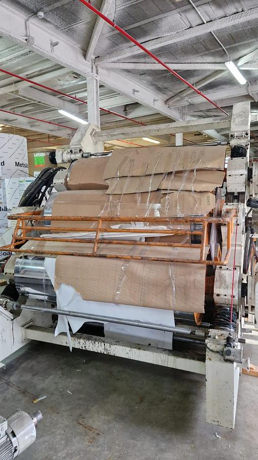 Used 2003 UNION Sheet extrusion line 1.500 mm wide 130 mm.screw Ø