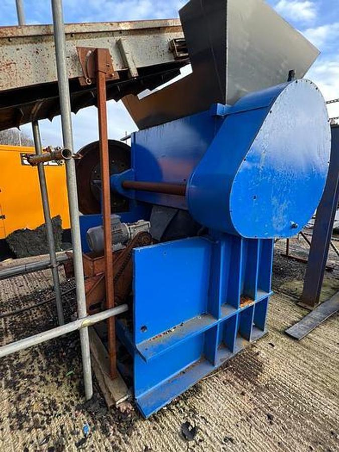 Used USED TYRE RECYCLING LINE MTB+ELDAN 1 Ton/h in 20 mm. (1st machine yields abt.10 T/h in chopped size)