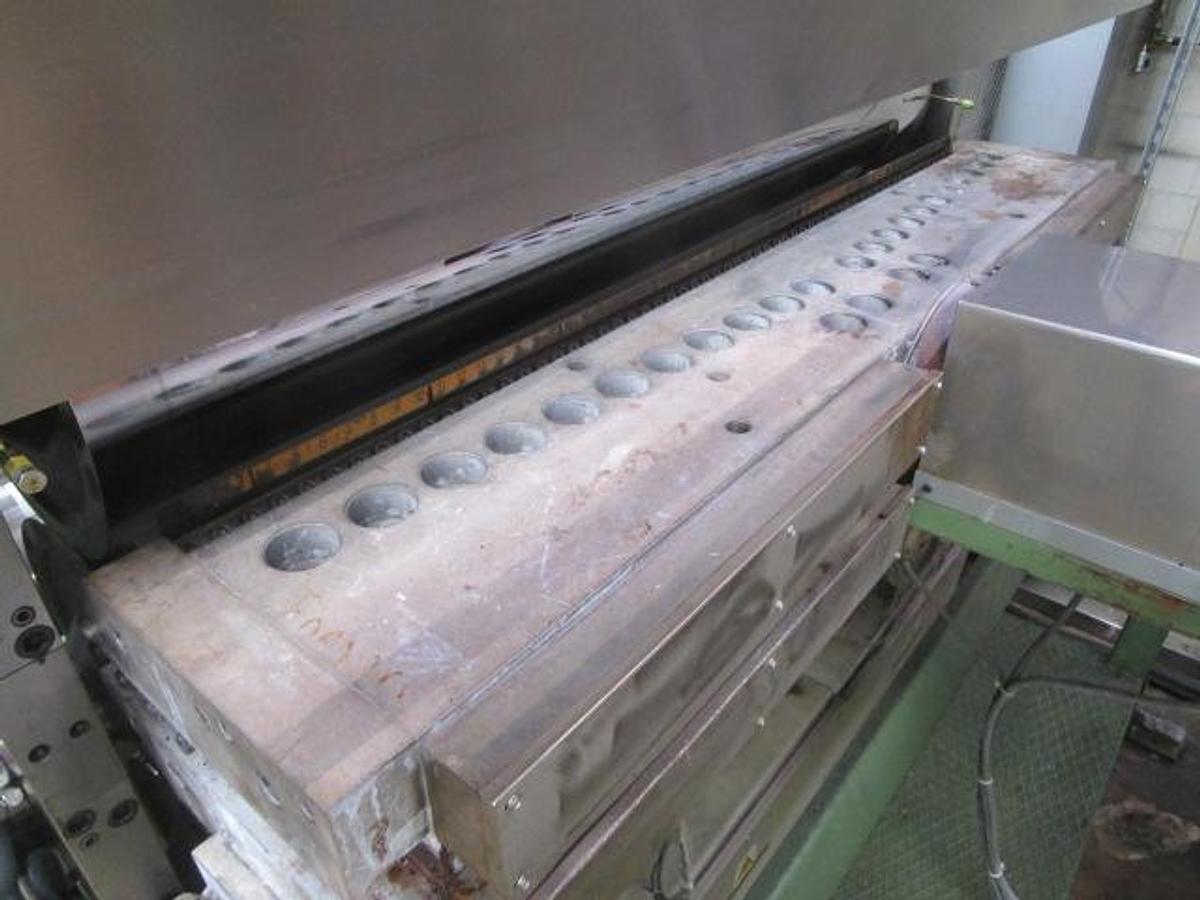Used Amut EA120 sheet extruder 1600 mm.wide, 1300 kg/h 2000-2008